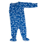 Allen Work Zipper Footie For Babies With Two Way Zip Sweet Bamboo Everetts Place: Online Boutique