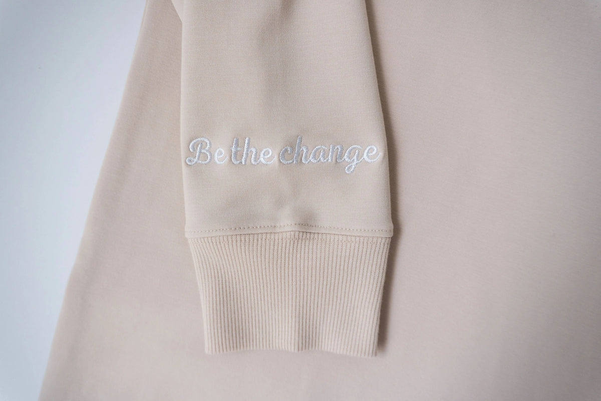 Bubble Baby Almond || Adult Bamboo Terry Sweatshirt - 