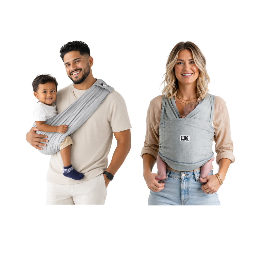 Cotton T-Shirt Style Baby Carrier - Heather Grey by Baby K'tan