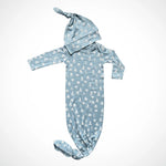 Kolorful Anchors Away Newborn Bamboo Gown Soft Comfortable Gender Neutral Gift Set - Apparel & Accessories > Clothing > Baby & Toddler Clothing > Baby & Toddler Sleepwear Newborn Gown