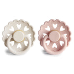 Mushie Frigg Andersen Fairytale Natural Rubber Pacifier 2 Pack - Baby & Toddler > Baby Health > Pacifiers & Teethers RUBBER FRIGG PACIFIERS