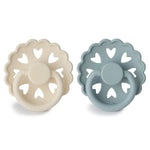 Mushie Frigg Andersen Fairytale Silicone Pacifier 2 Pack - Baby & Toddler > Baby Health > Pacifiers & Teethers SILICONE FRIGG PACIFIERS