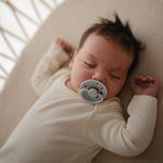 Natural Rubber Moon Pacifier, 2-Pack by Mushie