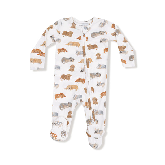 Angel Dear 2 Way Zipper Footie Baby One Piece Pajamas Angel Dear Everetts Place: Online Boutique