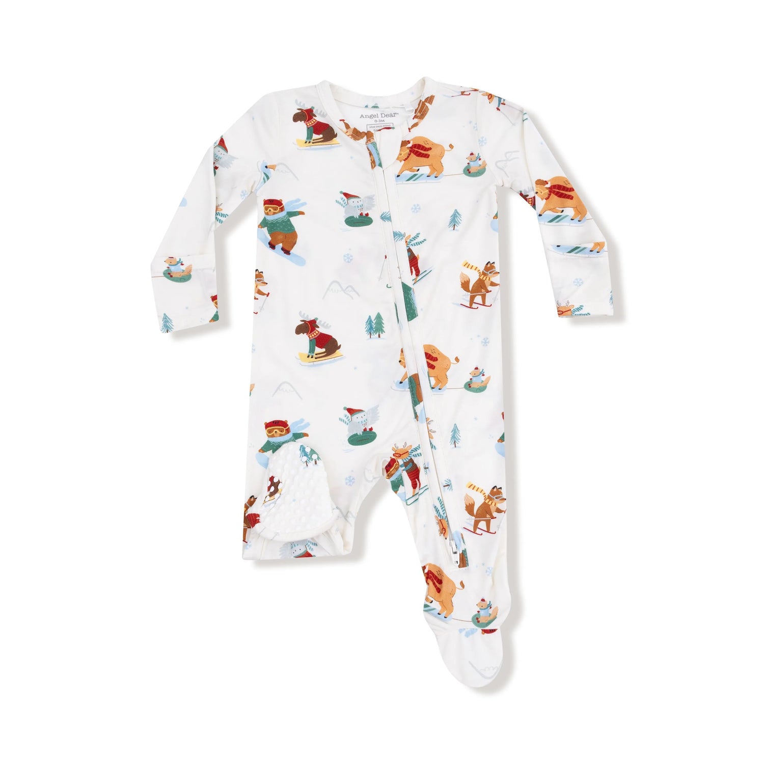Angel Dear Angel Dear 2 Way Zipper Footie Baby Sleep Suit for Newborns - Apparel & Accessories > Clothing > Baby & Toddler Clothing > Baby & Toddler Sleepwear 651