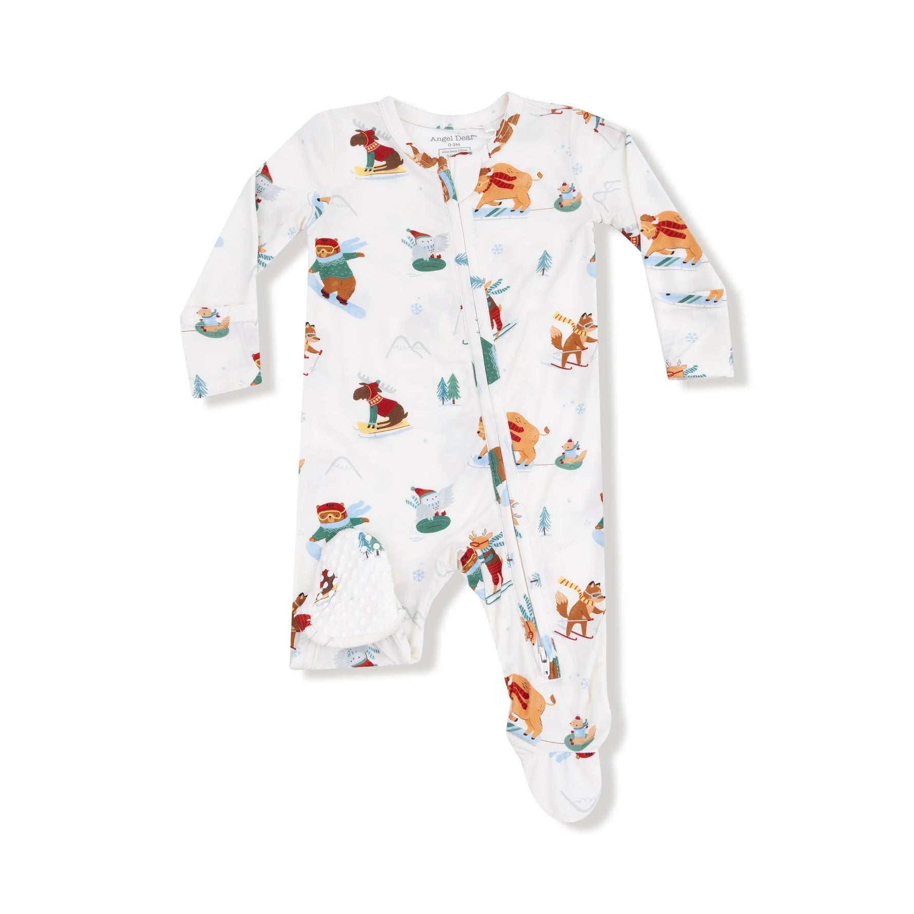 Angel Dear Angel Dear 2 Way Zipper Footie Baby Sleep Suit for Newborns - Apparel & Accessories > Clothing > Baby & Toddler Clothing > Baby & Toddler Sleepwear 651