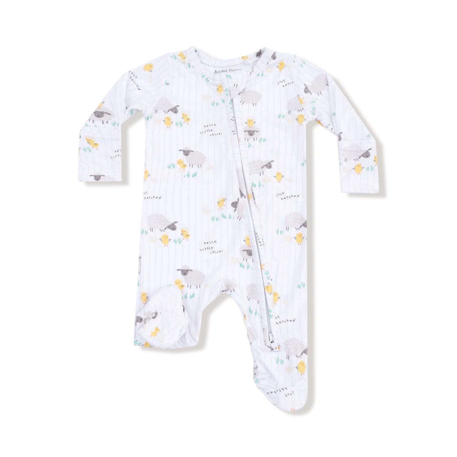 Angel Dear Angel Dear 2 Way Zipper Footie Baby Sleepwear Soft Cozy - Apparel & Accessories > Clothing > Baby & Toddler Clothing > Baby & Toddler Sleepwear 651