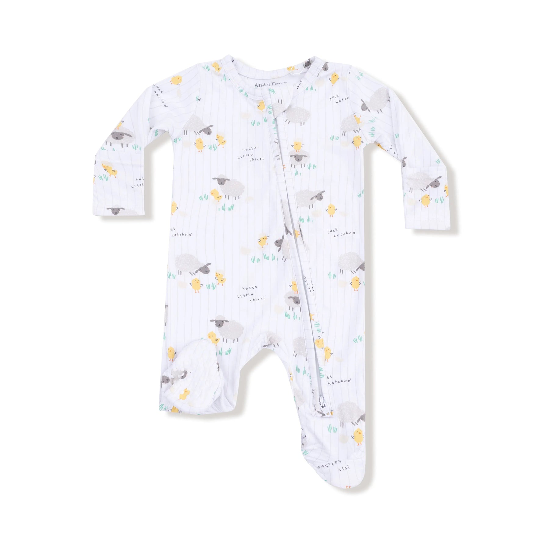 Angel Dear Angel Dear 2 Way Zipper Footie Baby Sleepwear Soft Cozy - Apparel & Accessories > Clothing > Baby & Toddler Clothing > Baby & Toddler Sleepwear 651