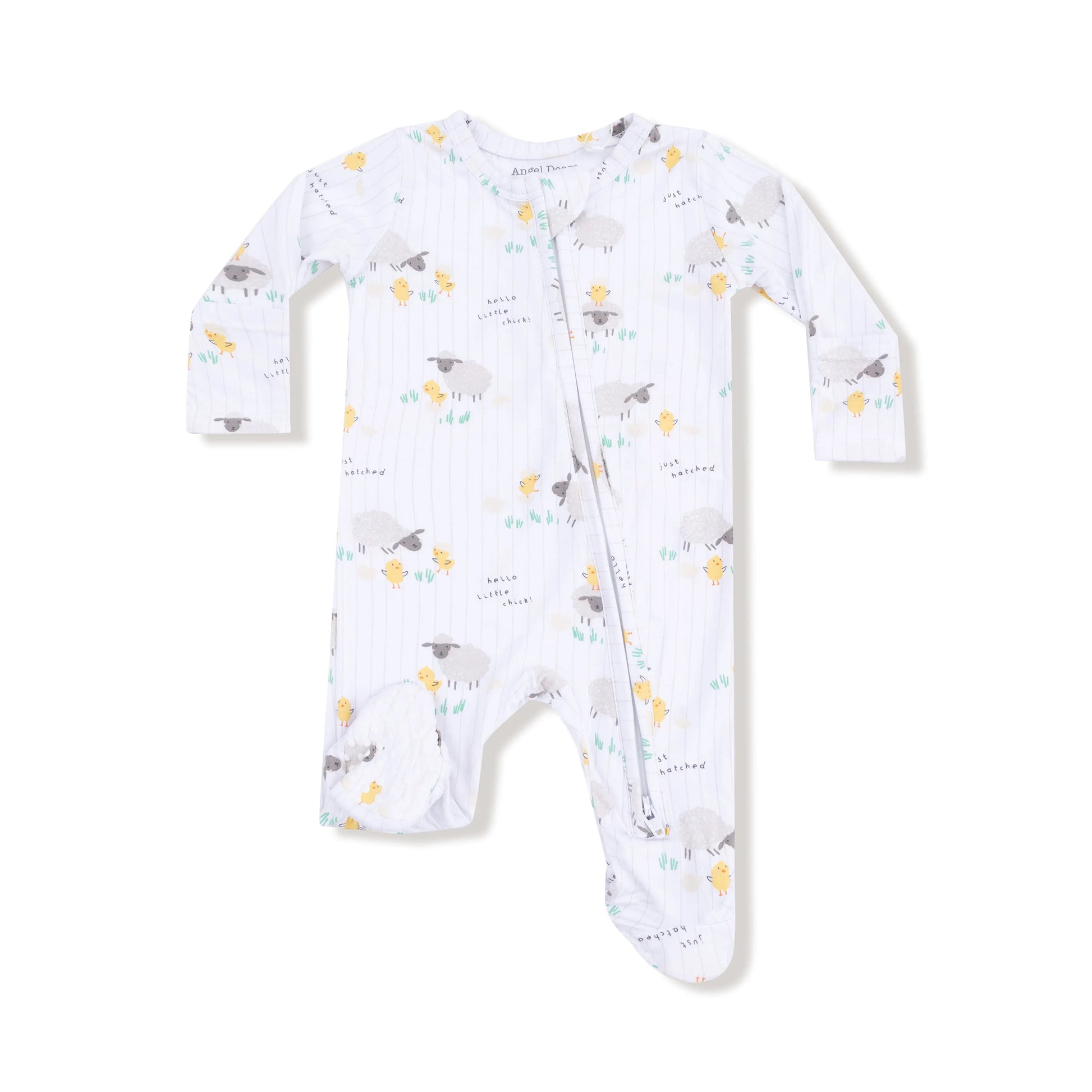 Angel Dear 2 Way Zipper Footie Baby Sleepwear Soft Cozy Angel Dear Everetts Place: Online Boutique