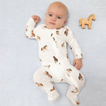 Angel Dear Angel Dear 2 Way Zipper Footie Cozy Signature Prints - Apparel & Accessories > Clothing > Baby & Toddler Clothing > Baby & Toddler Sleepwear 651