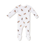 Angel Dear Angel Dear 2 Way Zipper Footie Cozy Signature Prints - Apparel & Accessories > Clothing > Baby & Toddler Clothing > Baby & Toddler Sleepwear 651
