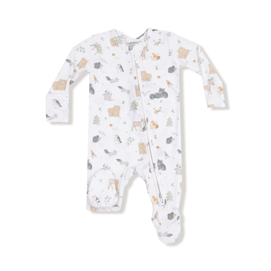Angel Dear 2 Way Zipper Footie Fold Over Cuffs For Baby Angel Dear Everetts Place: Online Boutique