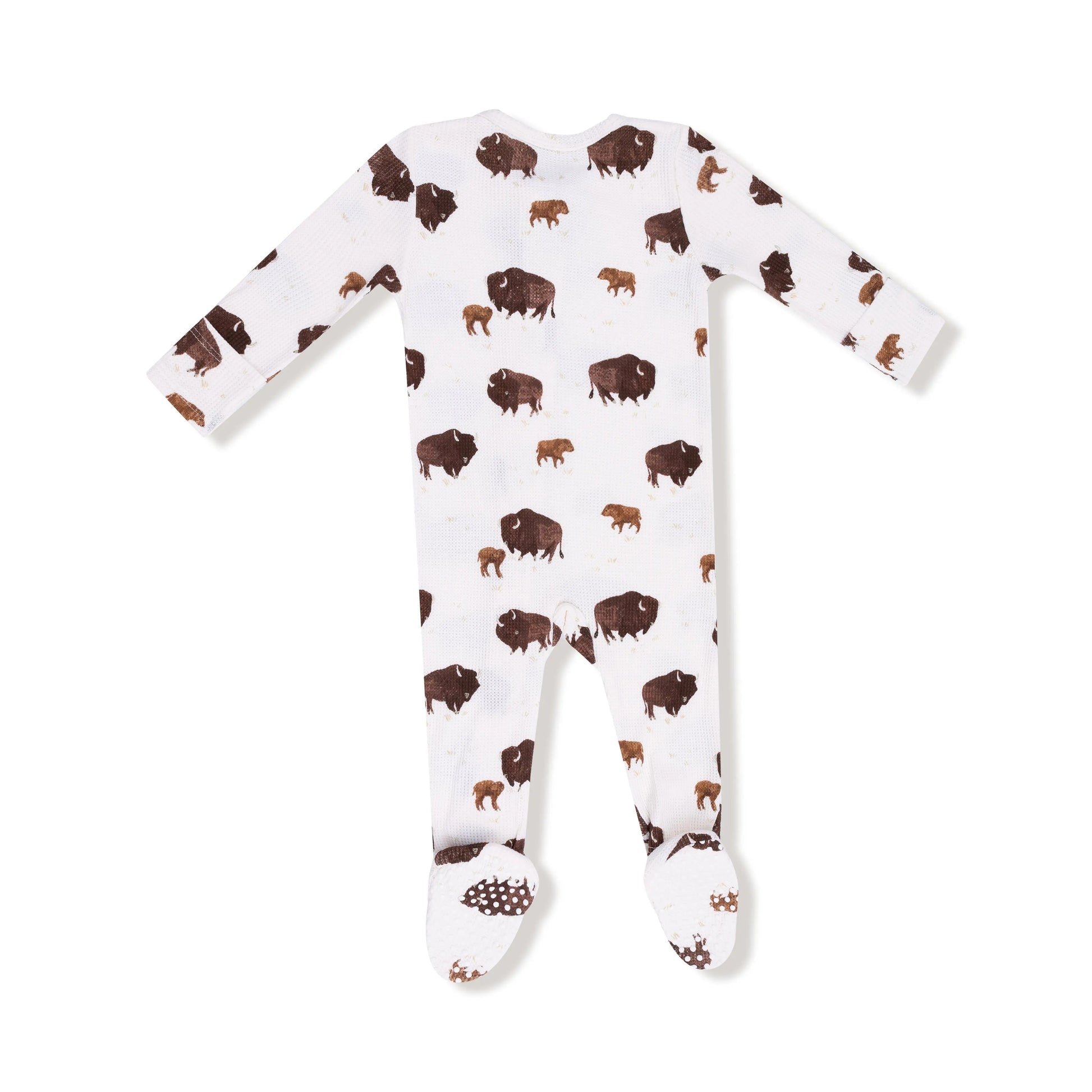 Angel Dear 2 Way Zipper Footie For Baby With Fold Cuffs Angel Dear Everetts Place: Online Boutique