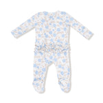 Angel Dear Angel Dear 2 Way Zipper Footie Ruffle Front Bamboo Viscose - Apparel & Accessories > Clothing > Baby & Toddler Clothing > Baby & Toddler Sleepwear 128
