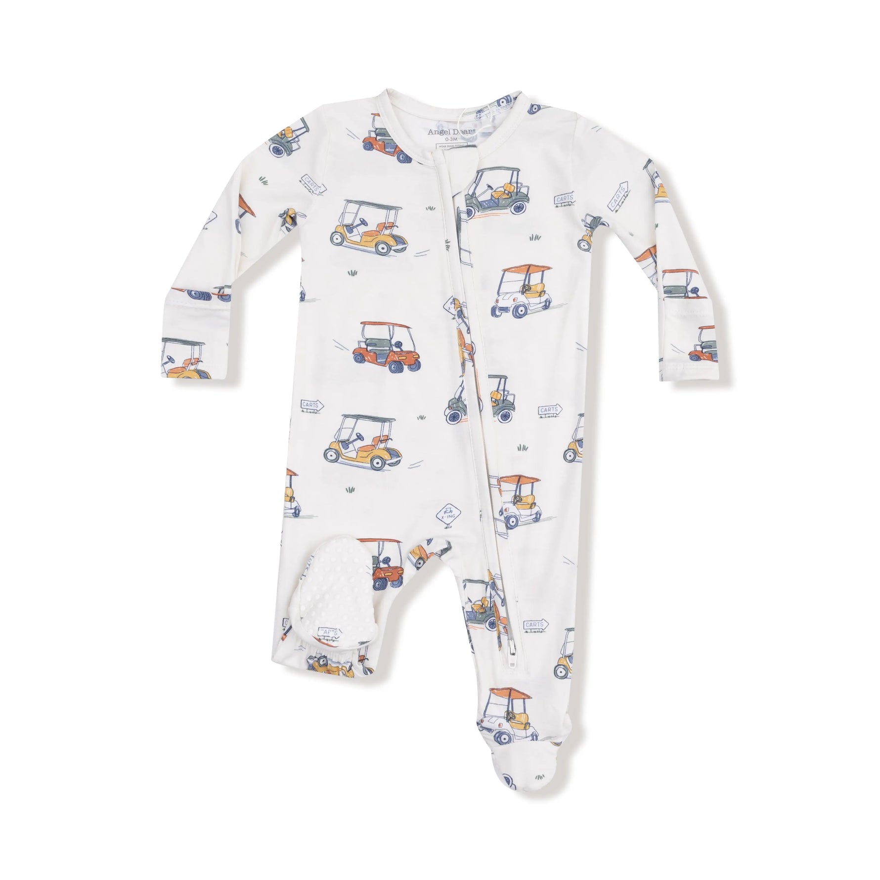 Angel Dear Angel Dear 2 Way Zipper Footie Soft Bamboo Babywear - Apparel & Accessories > Clothing > Baby & Toddler Clothing > Baby & Toddler Sleepwear 651