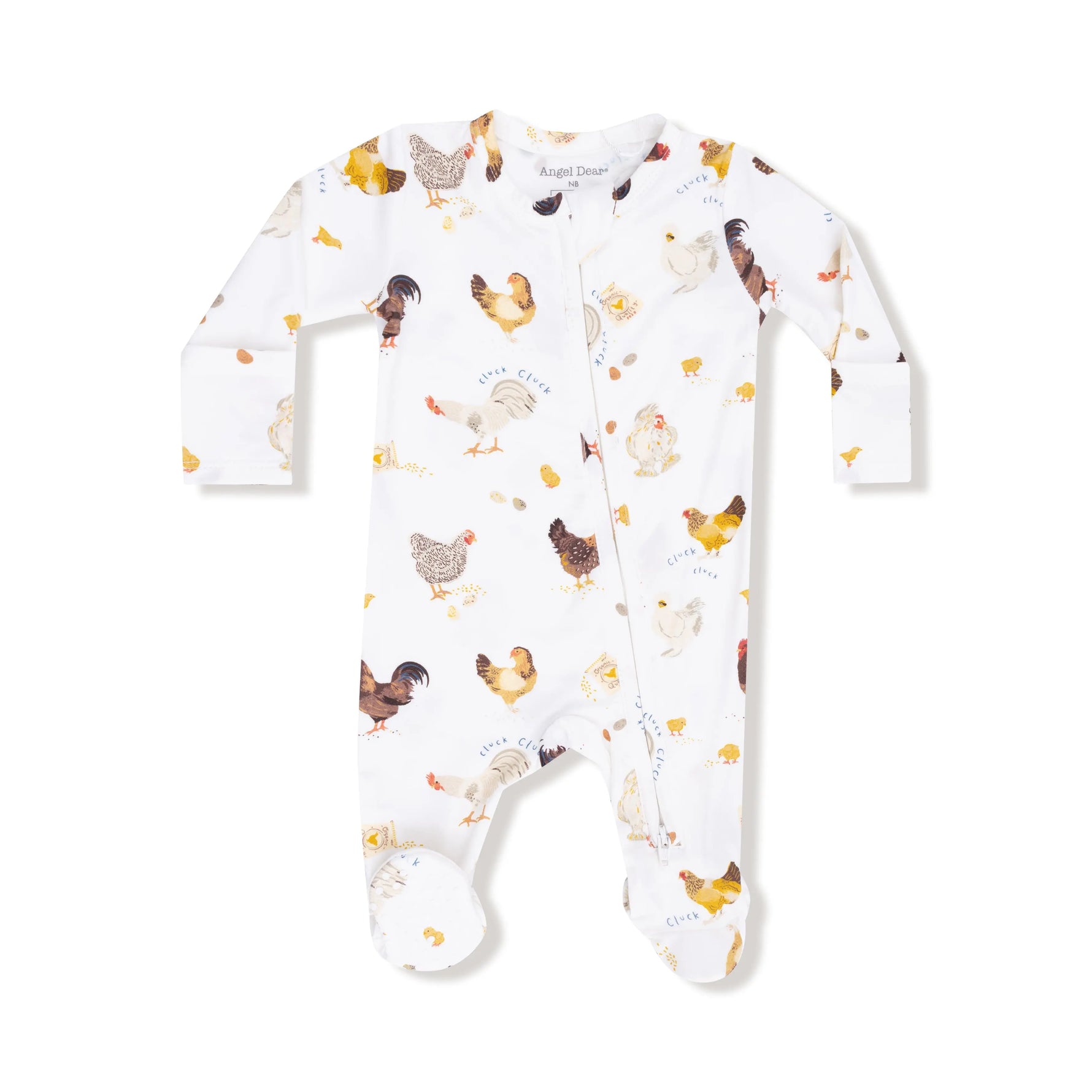 Angel Dear Angel Dear 2 Way Zipper Footie Soft Bamboo Fabric For Baby - Apparel & Accessories > Clothing > Baby & Toddler Clothing > Baby & Toddler Sleepwear 651