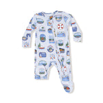 Angel Dear Angel Dear 2 Way Zipper Footie Soft Bamboo For Baby - Apparel & Accessories > Clothing > Baby & Toddler Clothing > Baby & Toddler Sleepwear 651