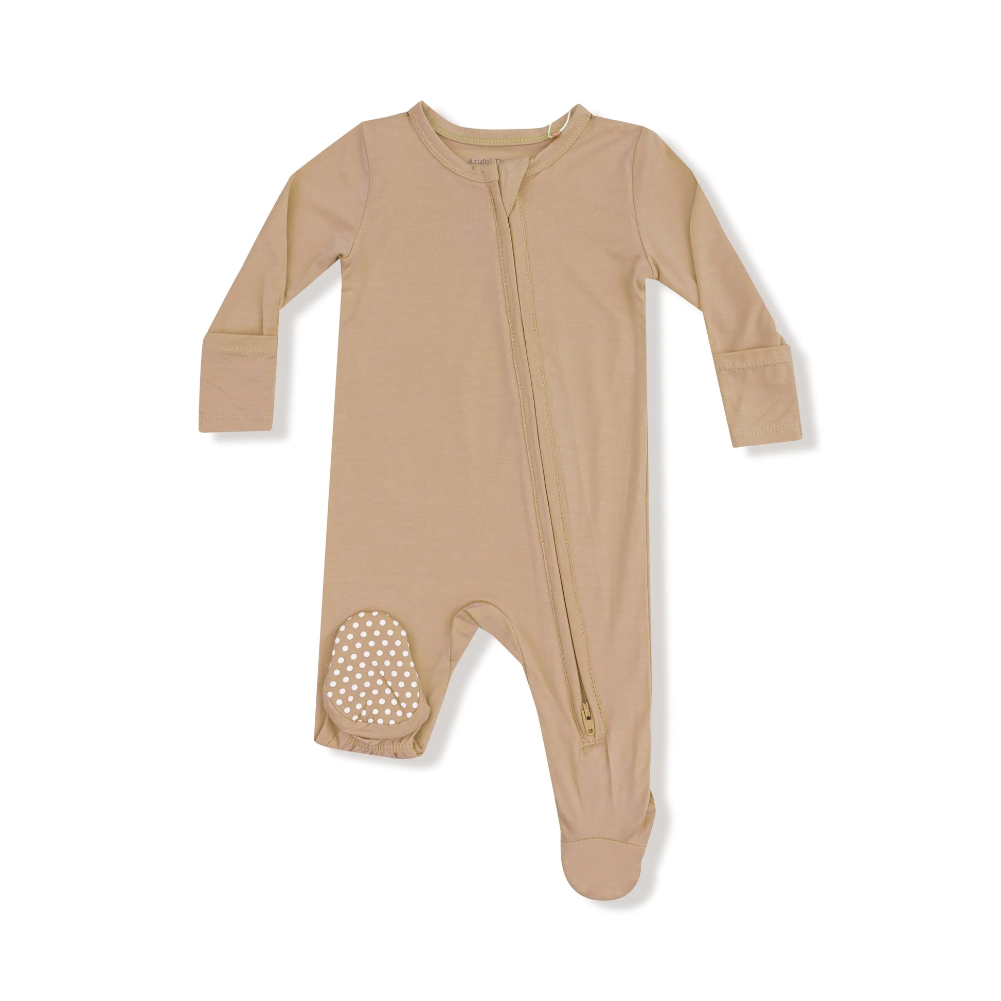 Angel Dear 2 Way Zipper Footie Soft Bamboo Knit Baby Sleep Angel Dear Everetts Place: Online Boutique