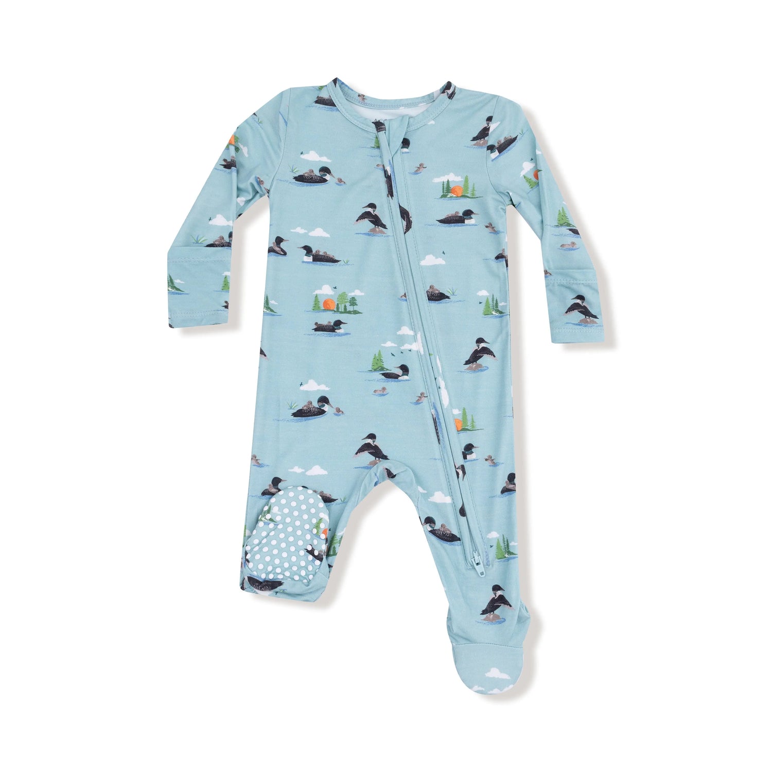 Angel Dear Angel Dear 2 Way Zipper Footie Soft Bamboo Sleepwear - Apparel & Accessories > Clothing > Baby & Toddler Clothing > Baby & Toddler Sleepwear 651