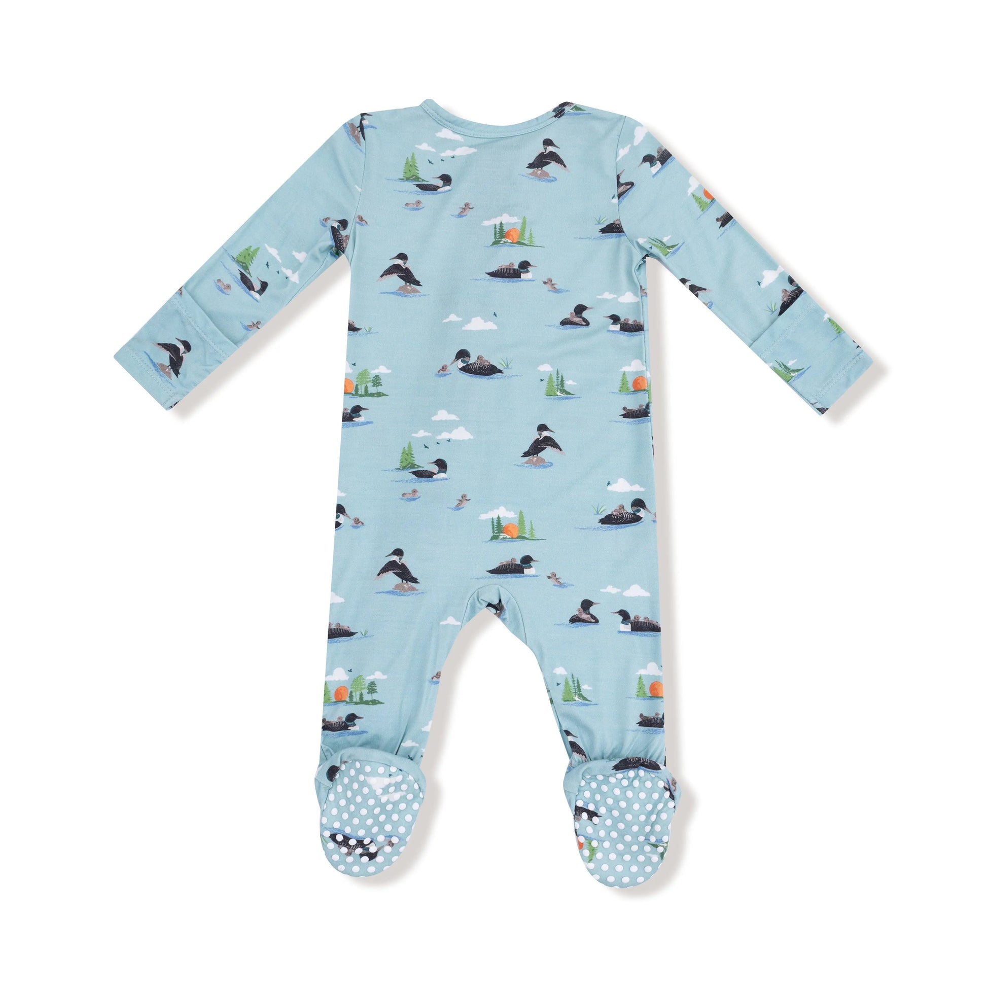 Angel Dear 2 Way Zipper Footie Soft Bamboo Sleepwear Angel Dear Everetts Place: Online Boutique
