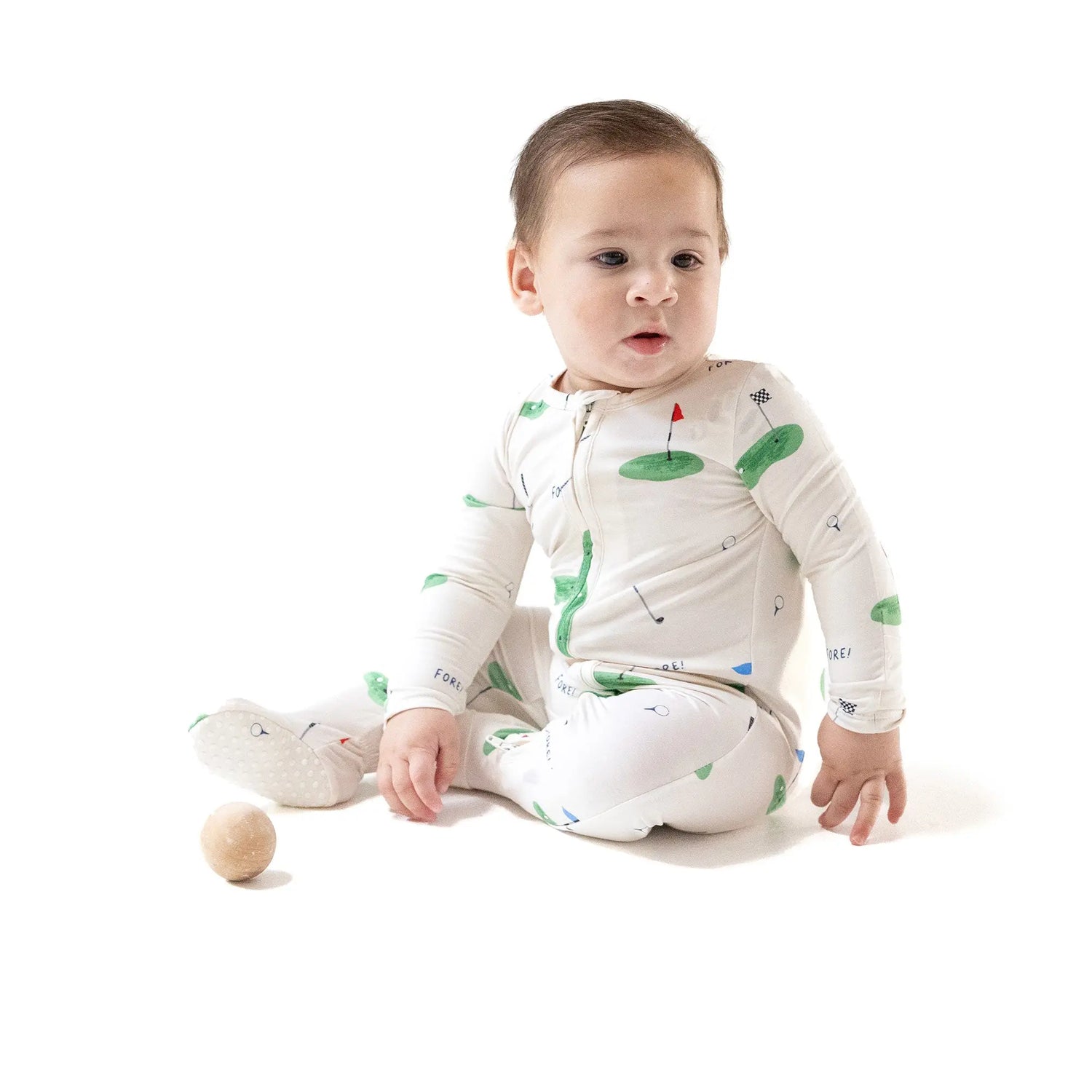 Angel Dear Angel Dear 2 Way Zipper Footie Soft Bamboo Ultra Fabric - Apparel & Accessories > Clothing > Baby & Toddler Clothing > Baby & Toddler Sleepwear 651