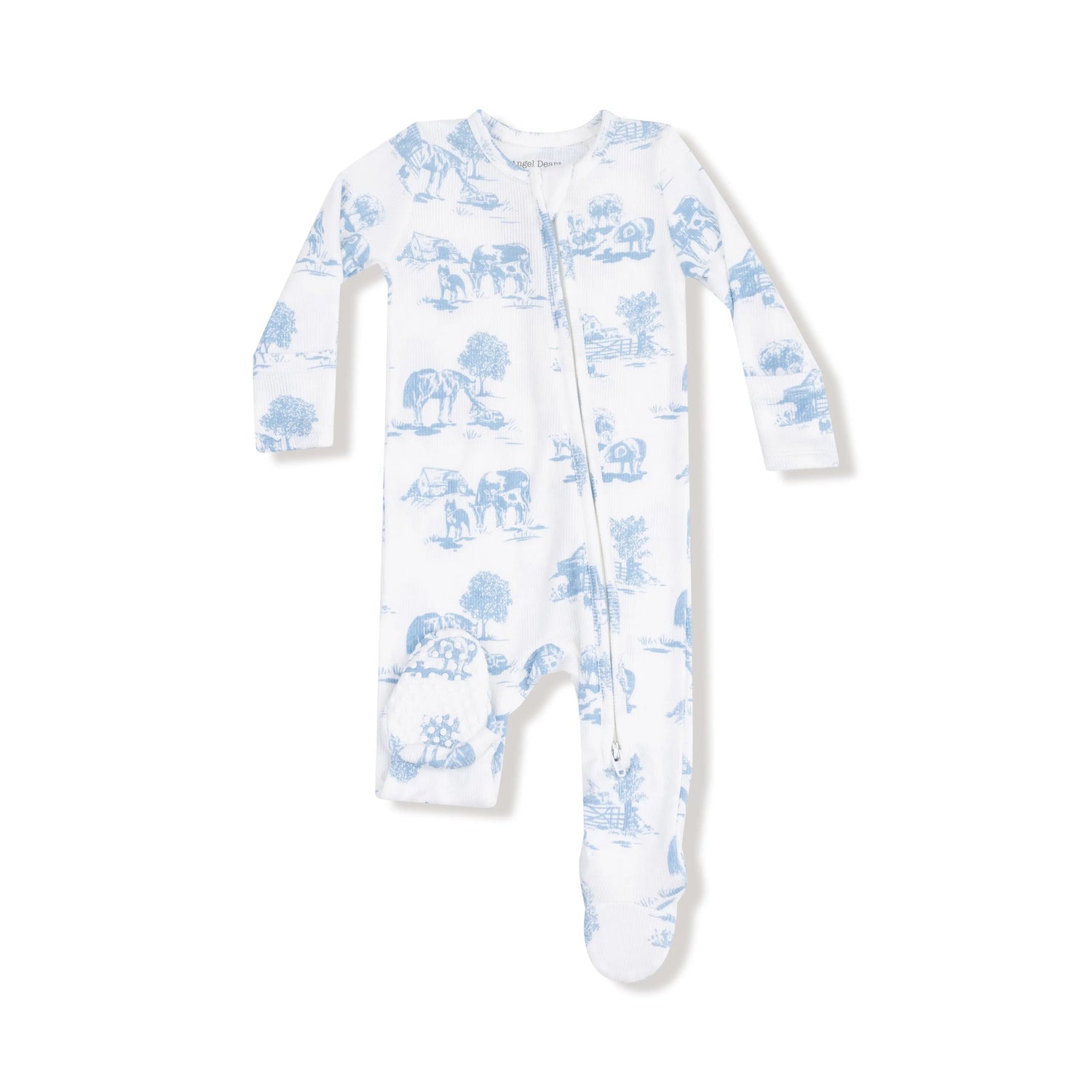 Angel Dear Angel Dear 2 Way Zipper Footie Soft Modal For Babies - Apparel & Accessories > Clothing > Baby & Toddler Clothing > Baby & Toddler Sleepwear 651