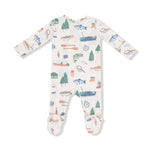 Angel Dear Angel Dear 2 Way Zipper Footie Soft Viscose From Bamboo - Apparel & Accessories > Clothing > Baby & Toddler Clothing > Baby & Toddler Sleepwear 651
