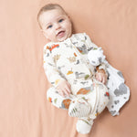 Angel Dear Angel Dear 2 Way Zipper Footie Soft Waffle Fabric For Babies - Apparel & Accessories > Clothing > Baby & Toddler Clothing > Baby & Toddler Sleepwear 651