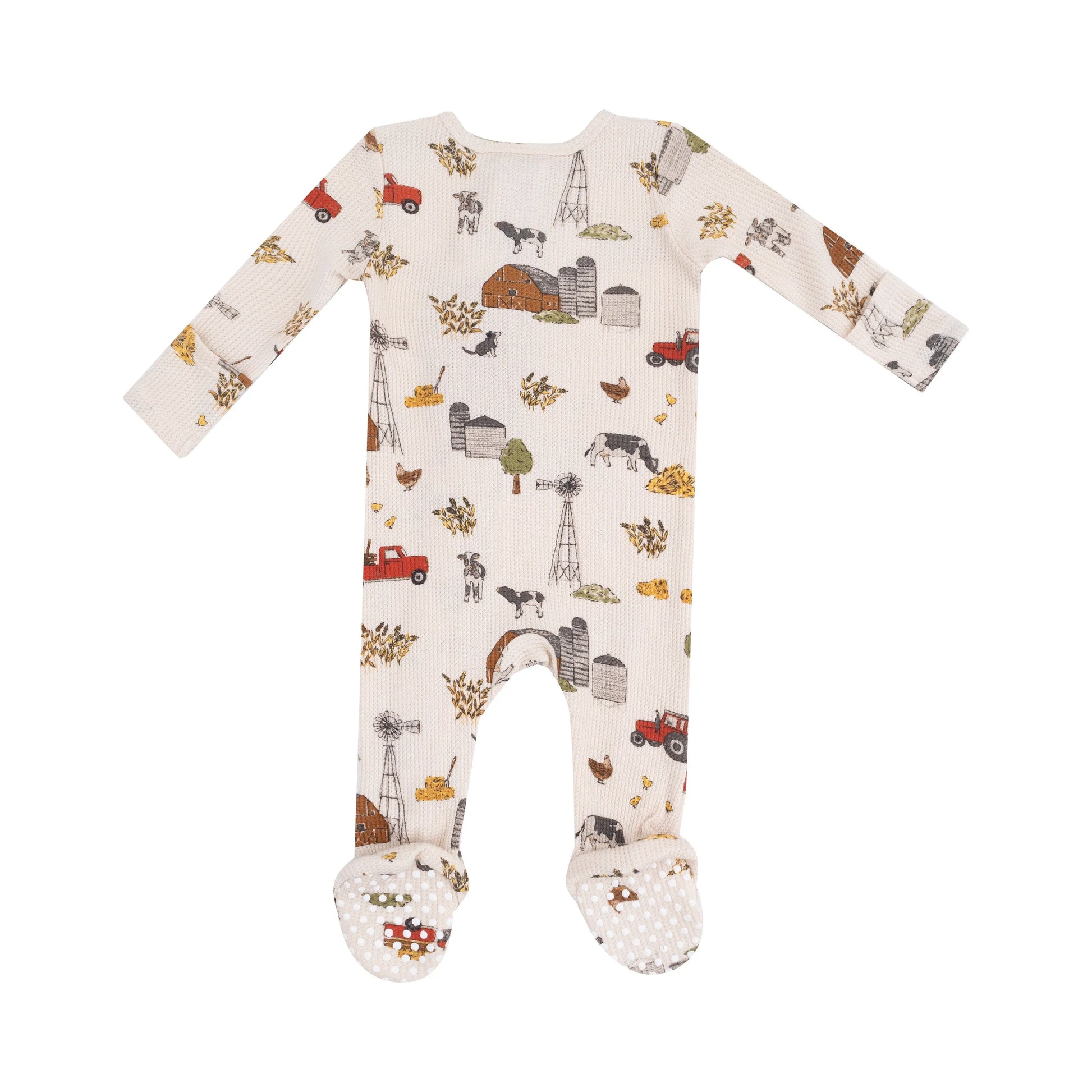 Angel Dear 2 Way Zipper Footie Soft Waffle Fabric For Babies Angel Dear Everetts Place: Online Boutique
