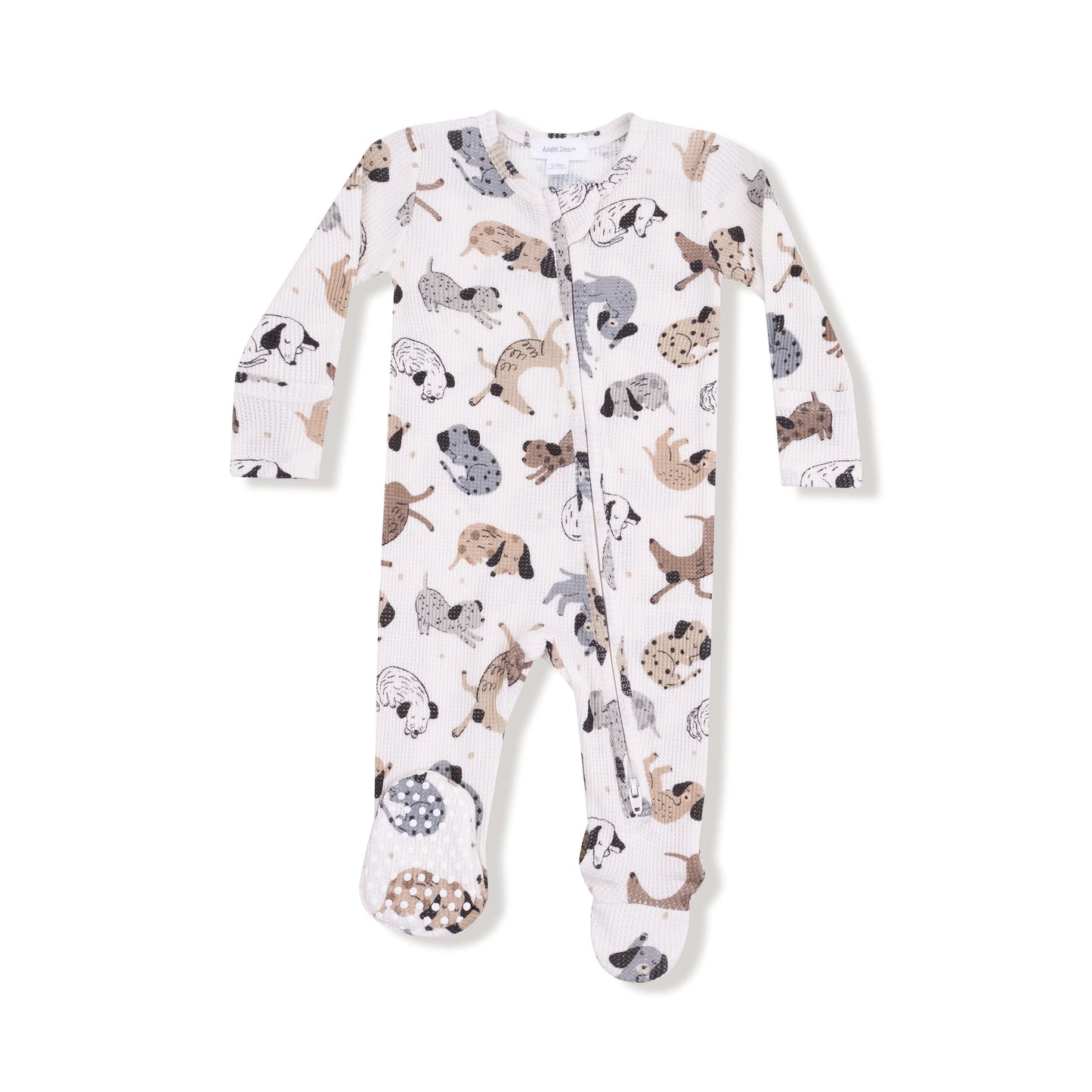 Angel Dear 2 Way Zipper Footie With Fold Over Cuffs Angel Dear Everetts Place: Online Boutique