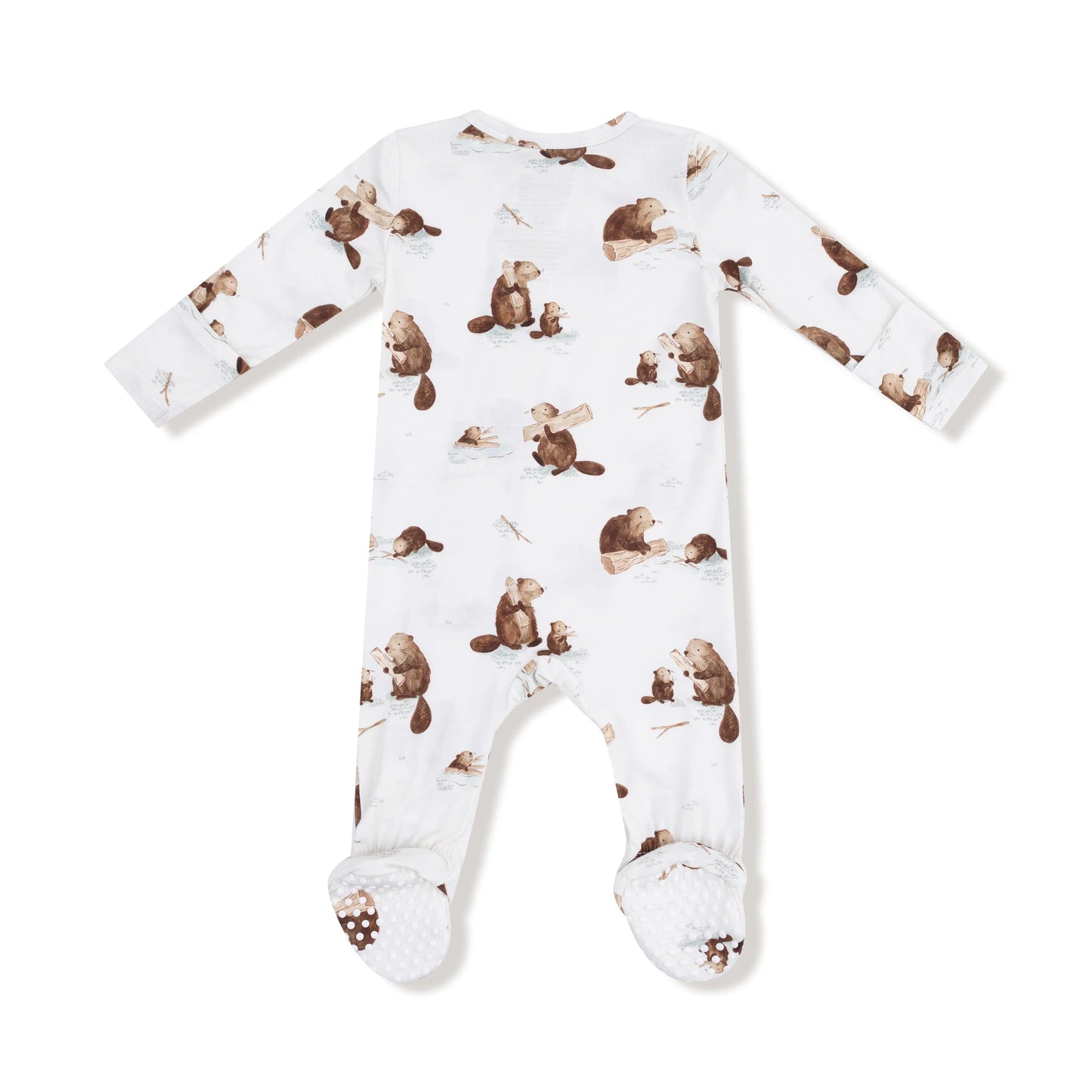Angel Dear 2 Way Zipper Footie With Fold Over Cuffs Angel Dear Everetts Place: Online Boutique