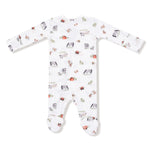 Angel Dear Angel Dear 2 Way Zipper Footie for Baby with Ribbed Modal - Apparel & Accessories > Clothing > Baby & Toddler Clothing > Baby & Toddler Sleepwear 651