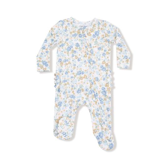 Angel Dear 2 Way Zipper Ruffle Back Footie Bamboo Soft Angel Dear Everetts Place: Online Boutique