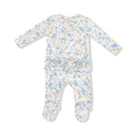 Angel Dear Angel Dear 2 Way Zipper Ruffle Back Footie Bamboo Soft - Apparel & Accessories > Clothing > Baby & Toddler Clothing > Baby & Toddler Sleepwear 653