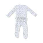 Angel Dear Angel Dear 2 Way Zipper Ruffle Back Footie Cozy Ribbed - Apparel & Accessories > Clothing > Baby & Toddler Clothing > Baby & Toddler Sleepwear 653
