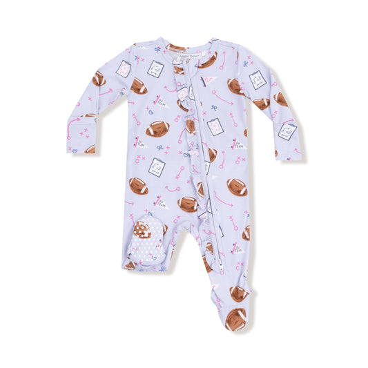 Angel Dear 2 Way Zipper Ruffle Front Footie For Baby Angel Dear Everetts Place: Online Boutique