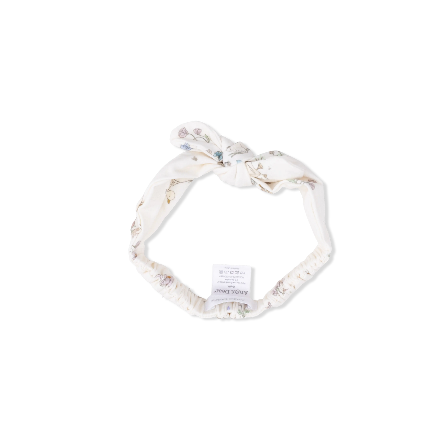 Angel Dear Baby Flower Ducklings Knot Headband Viscose Bamboo Angel Dear 