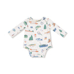 Angel Dear Angel Dear Baby Lap Shoulder Bodysuit Long Sleeve Bamboo - Apparel & Accessories > Clothing > Baby & Toddler Clothing > Baby One-Pieces 147