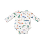 Angel Dear Angel Dear Baby Lap Shoulder Bodysuit Long Sleeve Bamboo - Apparel & Accessories > Clothing > Baby & Toddler Clothing > Baby One-Pieces 147
