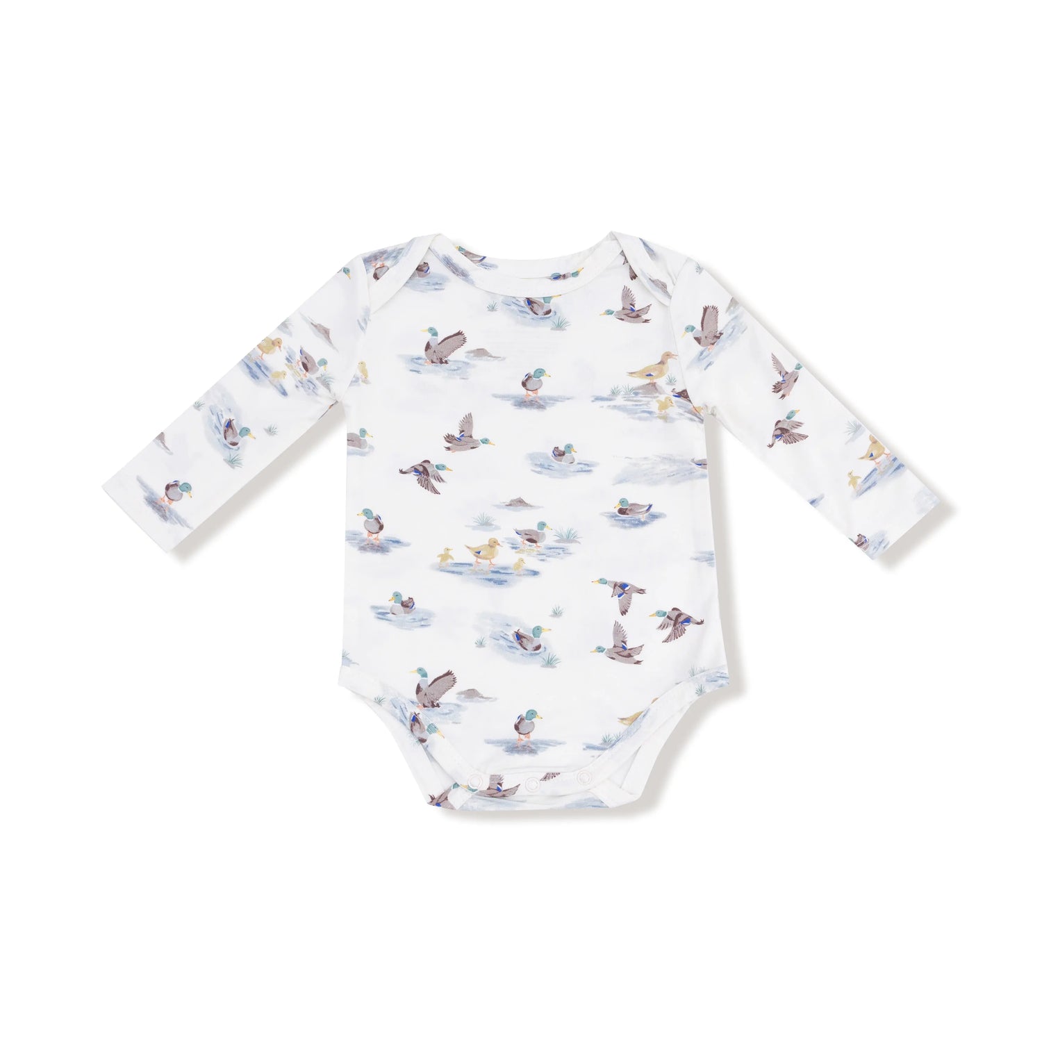 Angel Dear Angel Dear Baby Lap Shoulder Long Sleeve Bamboo Bodysuit - Apparel & Accessories > Clothing > Baby & Toddler Clothing > Baby One-Pieces 147