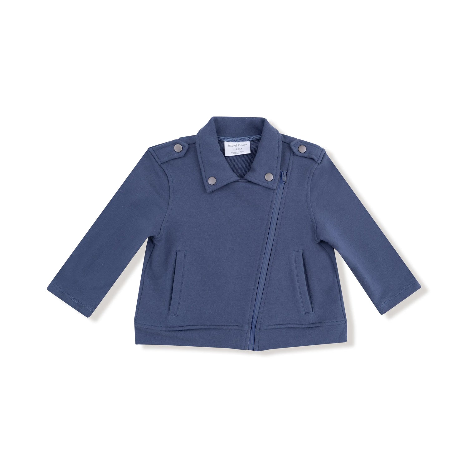 Angel Dear Angel Dear Baby Motorcycle Jacket French Terry Cozy - Apparel & Accessories > Clothing > Baby & Toddler Clothing > Baby & Toddler Outerwear > Baby & Toddler Coats & Jackets 870