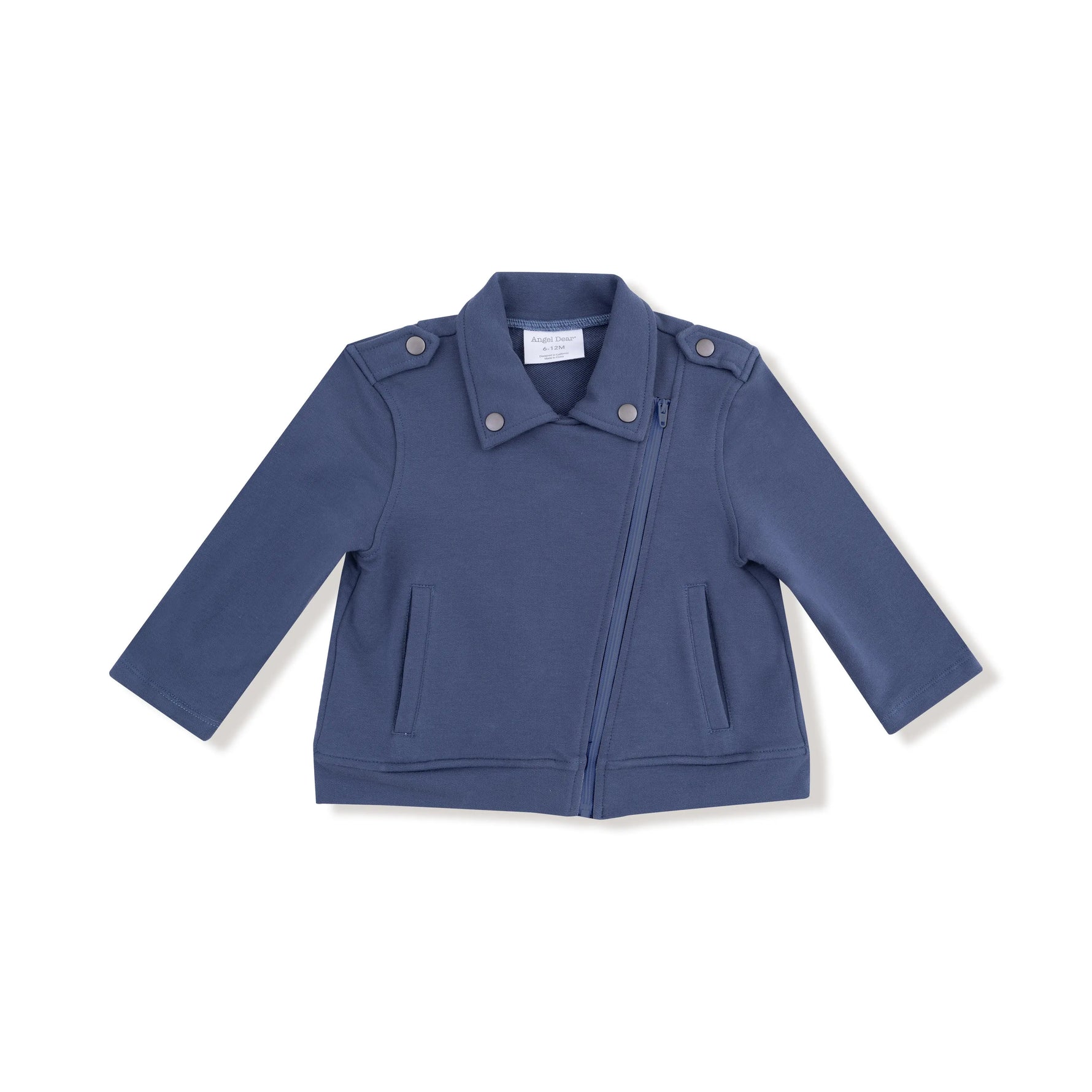 Angel Dear Angel Dear Baby Motorcycle Jacket French Terry Cozy - Apparel & Accessories > Clothing > Baby & Toddler Clothing > Baby & Toddler Outerwear > Baby & Toddler Coats & Jackets 870