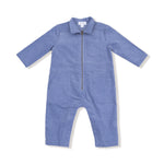 Angel Dear Baby Retro Corduroy Jumpsuit Stonewash Snap Leg Angel Dear 