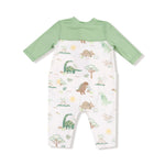 Angel Dear Angel Dear Baby Romper With Contrast Sleeves Bamboo Viscose - Apparel & Accessories > Clothing > Baby & Toddler Clothing > Baby One-Pieces 969