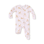 Angel Dear Angel Dear Bamboo 2 Way Zipper Ruffle Back Footie Baby - Apparel & Accessories > Clothing > Baby & Toddler Clothing > Baby & Toddler Sleepwear 653