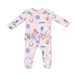 Angel Dear Angel Dear Bamboo Footie With Two Way Zipper Ruffle Back - Apparel & Accessories > Clothing > Baby & Toddler Clothing > Baby & Toddler Sleepwear 653
