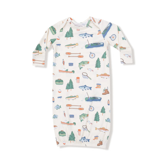 Angel Dear Bamboo Lap Shoulder Baby Gown For Sleep Time Angel Dear Everetts Place: Online Boutique