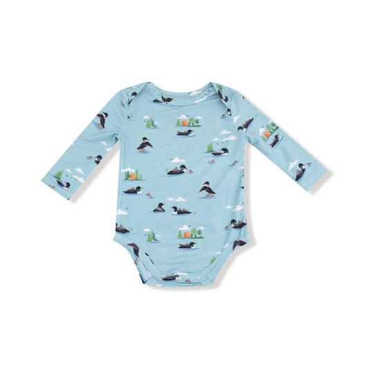 Angel Dear Bamboo Long Sleeve Bodysuit Lap Shoulder Baby Angel Dear Everetts Place: Online Boutique