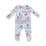Angel Dear Angel Dear Bamboo Ruffle Back Two Way Zipper Footie - Apparel & Accessories > Clothing > Baby & Toddler Clothing > Baby & Toddler Sleepwear 653