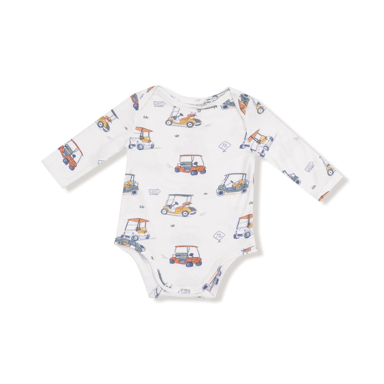Angel Dear Angel Dear Bamboo Viscose Long Sleeve Lap Shoulder Bodysuit - Apparel & Accessories > Clothing > Baby & Toddler Clothing > Baby One-Pieces 147